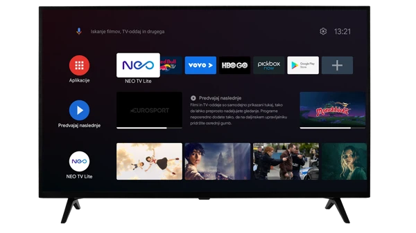 Neo Tv Lite Zaslon