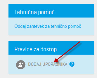 Pravice za dostop - Telekom Slovenije